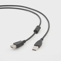 GEMBIRD USB 2.0 kabel 1.8m, USB A M/FM, crni