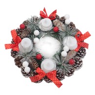 Adventski vijenac 31 cm s LED svijećama