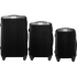 WINGS Set kofera KESTREL, 3 kom (L, M, S), ABS+, crna