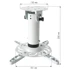 TECHLY Univerzalni nosač za projektor (stropni, bijeli, nosivost 15 kg, podesiv, 20 cm)