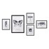 WALLITY Slike u setu od 5 komada Butterfly 