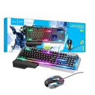 HOCO. Gaming set, tipkovnica + miš, RGB osvjetljenje, USB, GM12