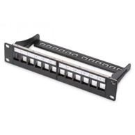 DIGITUS Kabel Modular Patch Panel, 12-port