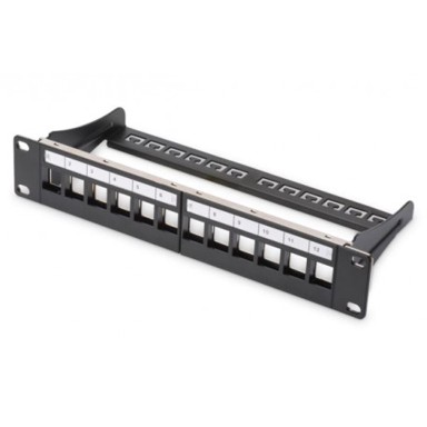 DIGITUS Kabel Modular Patch Panel, 12-port