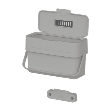 JOSEPH JOSEPH Kanta za bio otpad Duo, 4 l, siva