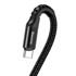 BASEUS Kabel Spring-loaded, USB-C, 1m, 2A 