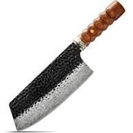 Damaskasti kuhinjski nož Ke-37349 Cleaver Kp37349, smeđi