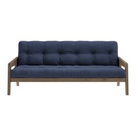 KARUP DESIGN Plavi kauč na razvlačenje 204 cm Grab, 204x90x93 cm