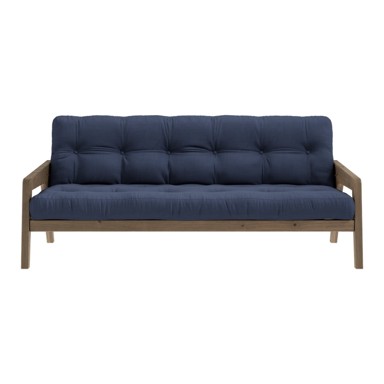 KARUP DESIGN Plavi kauč na razvlačenje 204 cm Grab, 204x90x93 cm