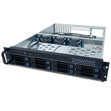 FANTEC Kućište za diskove SRC-2080X07-12G, 2U, 8x SAS/SATA, bez napajanja