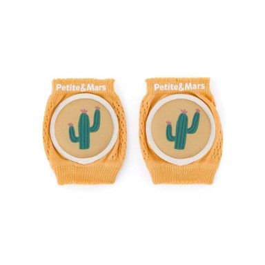 PETITE&MARS Zaštita za koljena za puzanje 6 m+ Follow, intenzivna oker