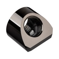 EKWB Adapter 45° EK-Quantum Torque, G1/4 inča IG na G1/4 inča IG, crni, nikal