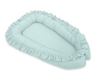 MY SWEET BABY Povijalica Cocoon Premium s volanima, mint