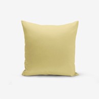 MINIMALIST CUSHION COVERS Žuta jastučnica boje senfa , 45 x 45 cm Düz