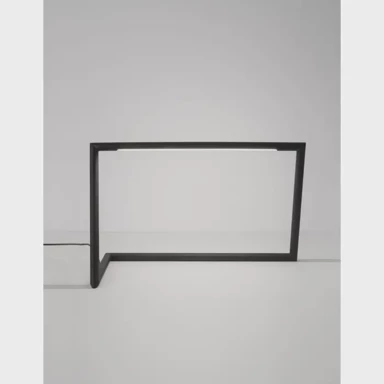 NOVA LUCE Stolna lampa Ensio, LED 7W, 3000K, 450lm, IP20, crna