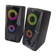 ESPERANZA Gaming zvučnici EGS103 2.0 LED, crni, 6W