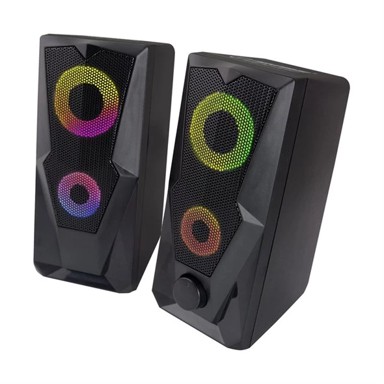 ESPERANZA Gaming zvučnici EGS103 2.0 LED, crni, 6W