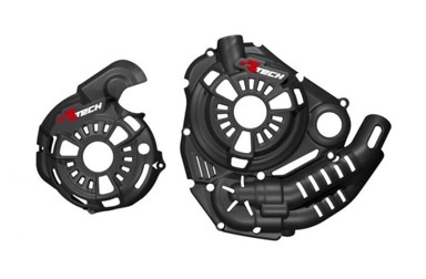 RTECH Tehnopolimer bočni poklopci motora T7 Revolution Yamaha Ténéré 700 '19-'24, crni
