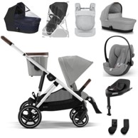 CYBEX Kolica Gazelle S, stone grey, set XL + Amya