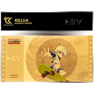 GOLDEN TICKET Kolekcionarska kartica Hunter x Hunter Killua