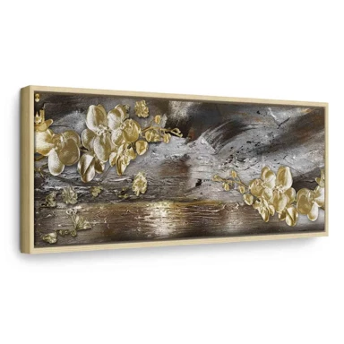 Slika Golden Garden, jednodijelna, uska, 120x40 cm