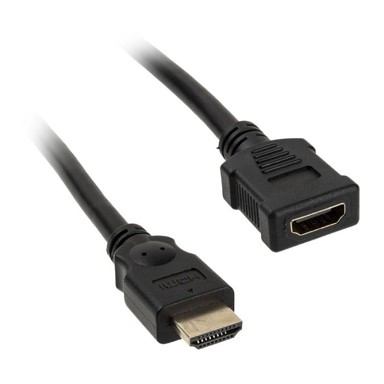 INLINE HDMI produžni kabel muški/ženski, crni, 2 m 17632G