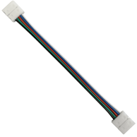Kutni konektor za RGBW LED trake 10 mm 5-pinski dvostrani 12-24V DC 3A Polux