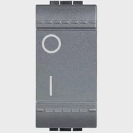BTICINO Prekidač obični 1m 2p/16a/230v antracit l4002n