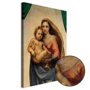 Slika Raphael – Sistine Madonna (fragment), 80x120 cm, Premium Print