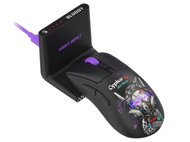A4TECH Miš Bloody R73 Ultra Duo, bežični, Cypher Ghost