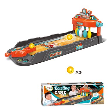 Stolni set za kuglanje, 3 kugle, 5 čunjeva