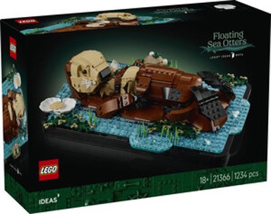 LEGO IDEAS Konstrukcijski set Morske vidre na vodi 21366