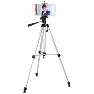 MG Stativ K10+ za mobitel i fotoaparat 133 cm, srebrni