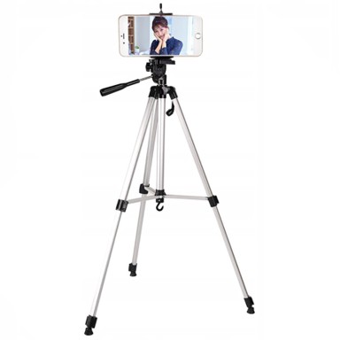 MG Stativ K10+ za mobitel i fotoaparat 133 cm, srebrni