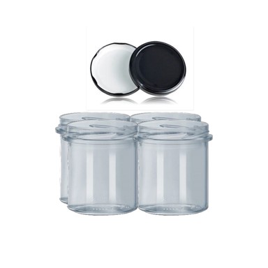 VETRO Tegla Bianco 350ml + poklopac 4/1
