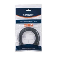 INTELLINET Patch kabel Cat 6 U/UTP, CCA, PVC, RJ45, 0.25 m, sivi