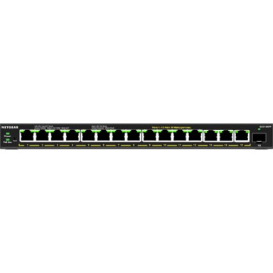NETGEAR Switch GS316EPP, 16-Port, Gigabit Ethernet, 231W, 1 SFP