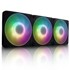 INWIN Računalni ventilator AM120S RGB PWM, 3 komada, 120mm, crni - IW-FN-AM120S-3PK