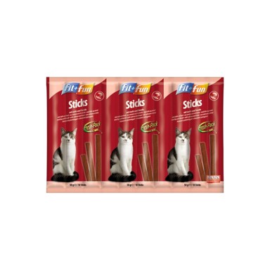 FIT+FUN Poslastica za mačke štapići losos i pastrva 50 g