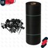 Agrotkanina protiv korova 0,6x100 m, 110 g/m², s klinovima, crna