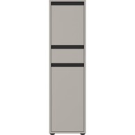 GERMANIA Sivi visok/uski kupaonski ormarić 33x121 cm Lemont