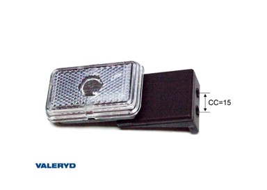 VALERYD Pozicija Jukon desna 74x45x22,5mm bijelo s gumenim nosačem 3150027