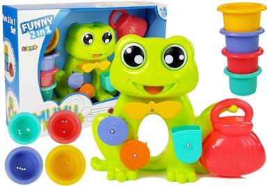 Set vodopada za kupanje, Frog Waterfall Bath Set + Buckets