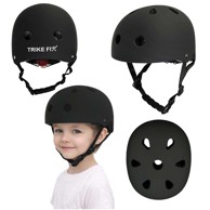 TRIKE FIX Kaciga dječja, LED, veličina S, 48-54 cm, crna