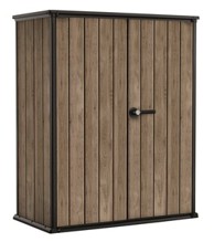 KETER Kutija za spremanje Vertical, 1400 L, jasenovo drvo