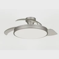 Stropni ventilator s LED svjetiljkom, nikal