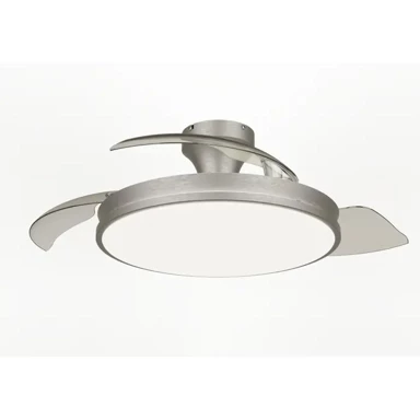 Stropni ventilator s LED svjetiljkom, nikal