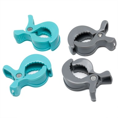 FILLIKID Kopče za kolica set 4 kom, sivo-menta