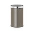 BRABANTIA Siva željezna kanta za smeće na dodir 40 l Touch Bin