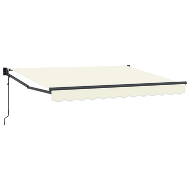 Električna retraktabilna tenda, 2,5 x 2 m, krem, antracitni okvir